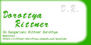 dorottya rittner business card